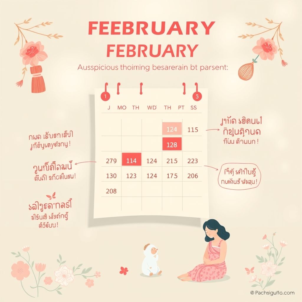 ผ่าคลอดกุมภาพันธ์: ฤกษ์ดีที่พ่อแม่ต้องรู้!